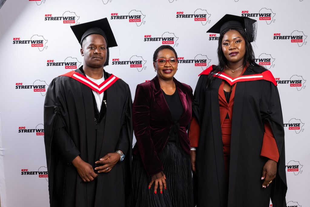 Luthando Nyameni (left), Nolo Thobejane (middle) and Rose Khoza