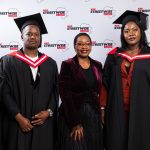 Luthando Nyameni (left), Nolo Thobejane (middle) and Rose Khoza